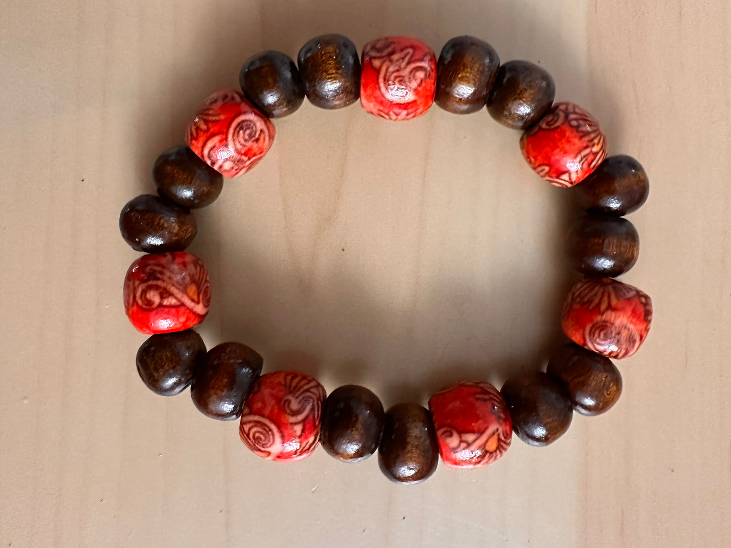 Hand Strung Beaded Bracelet