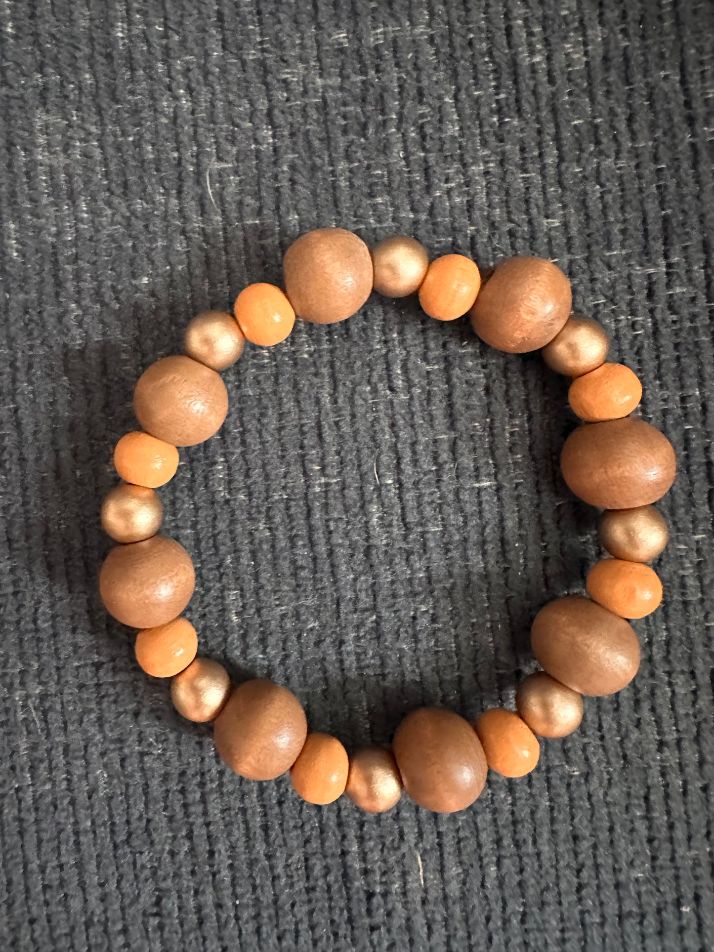 Hand Strung Beaded Stretch Bracelet