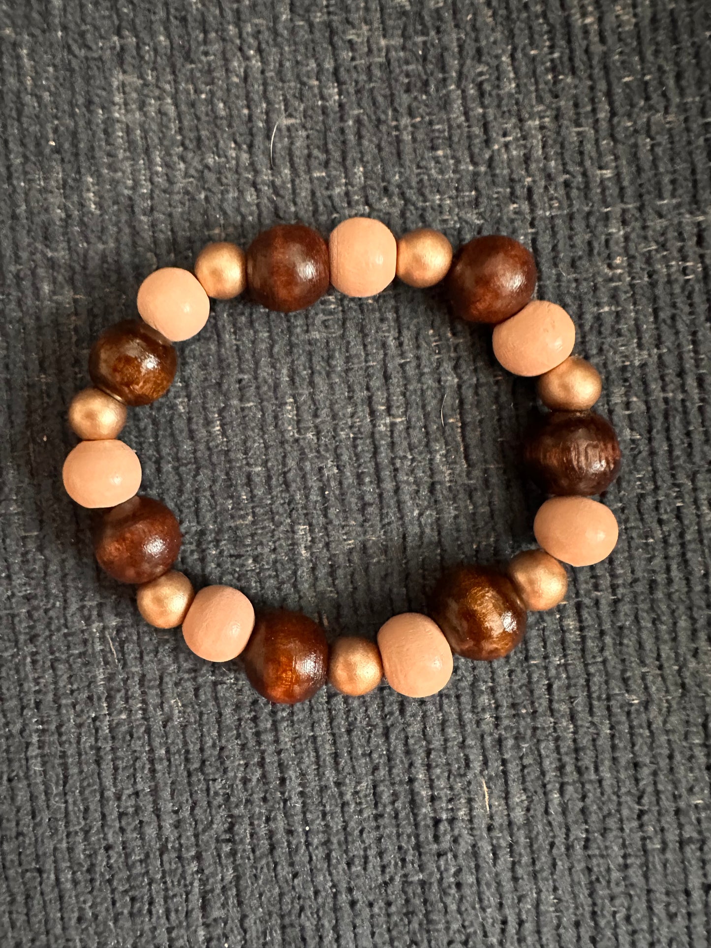 Hand Strung Beaded Stretch Bracelet