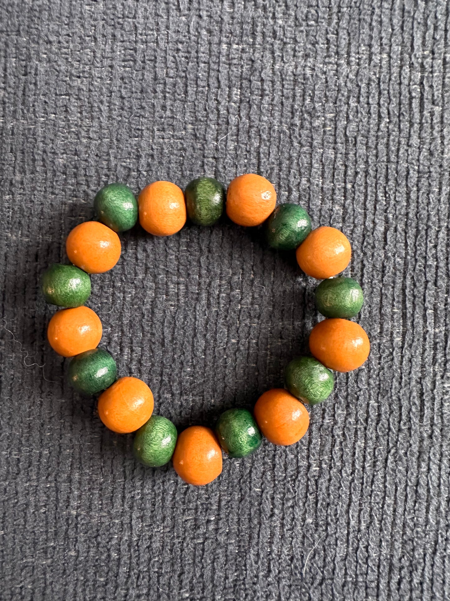 Hand Strung Wooden Beaded Bracelet