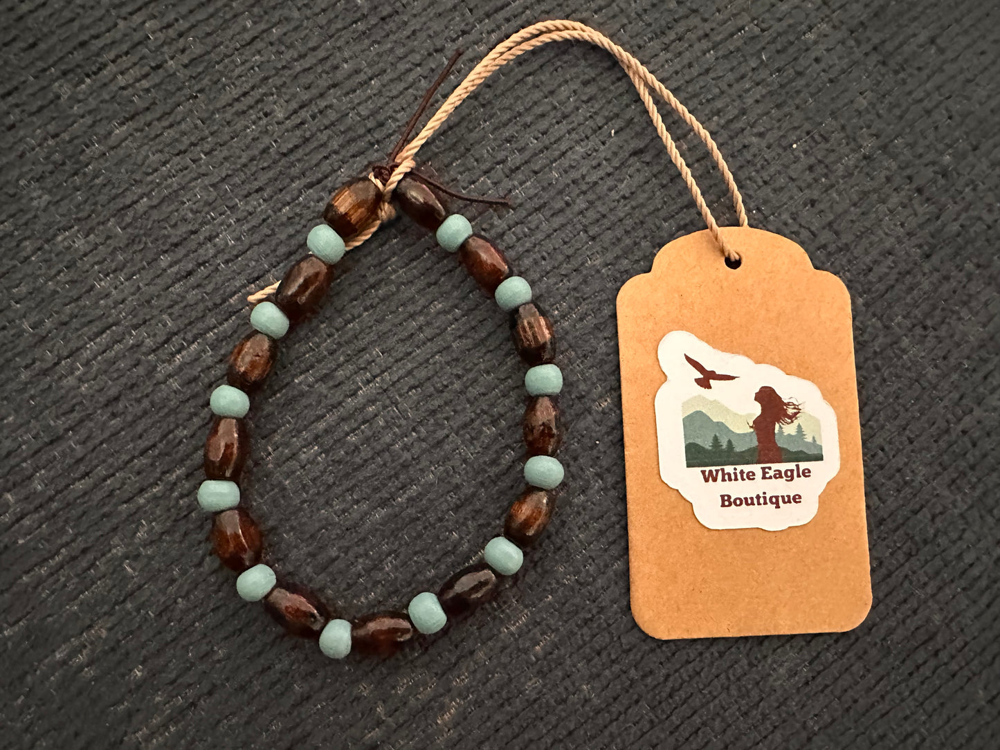 Hand Strung Wooden Beaded Bracelet