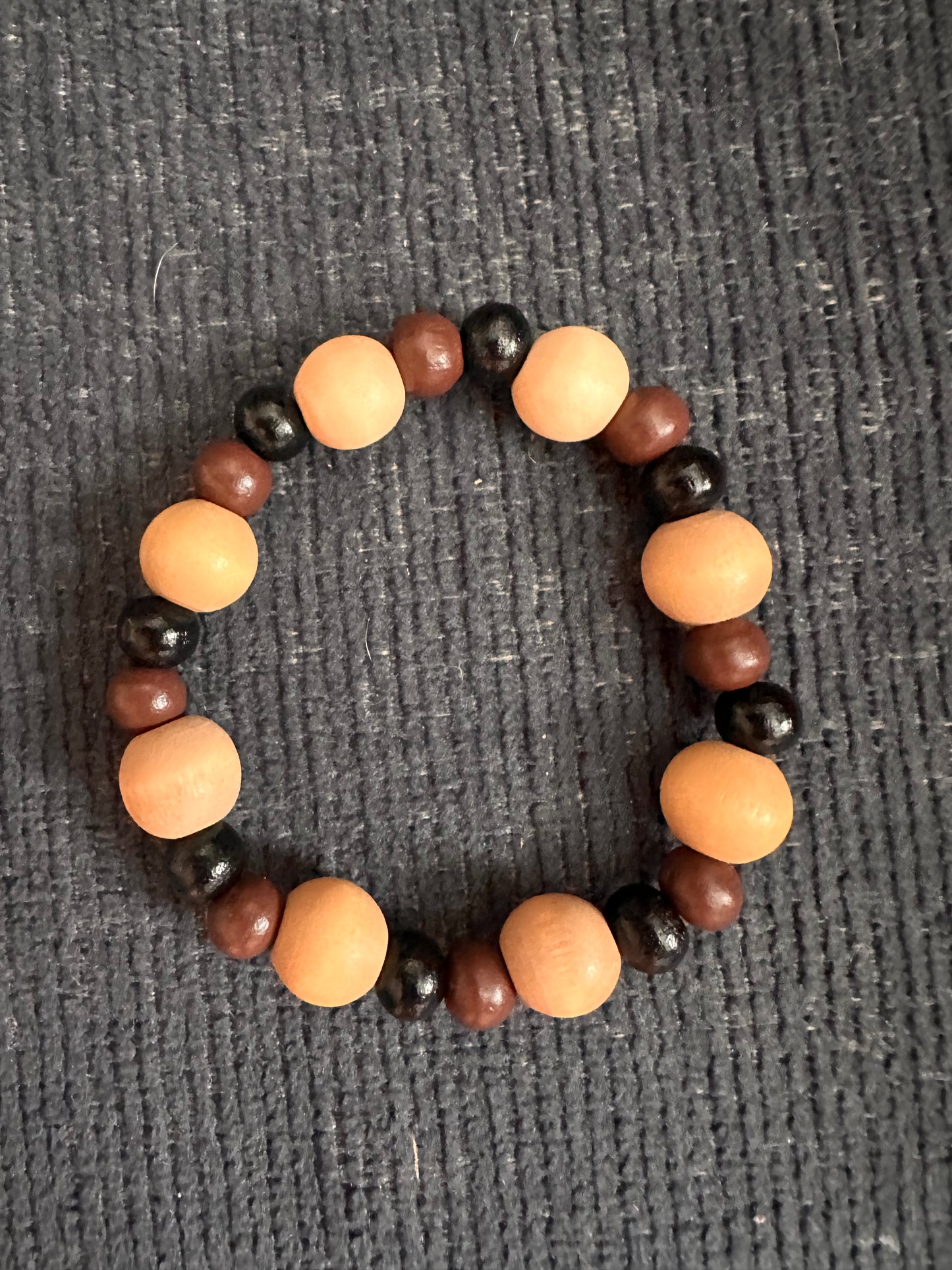 Hand Strung Beaded Stretch Bracelet