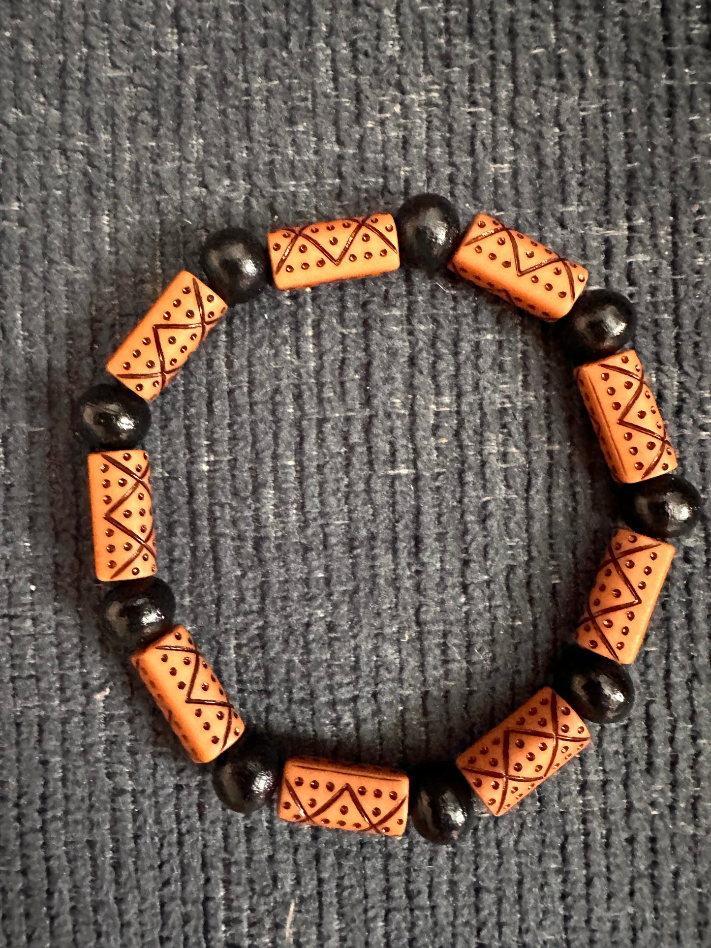 Hand Strung Beaded Stretch Bracelet