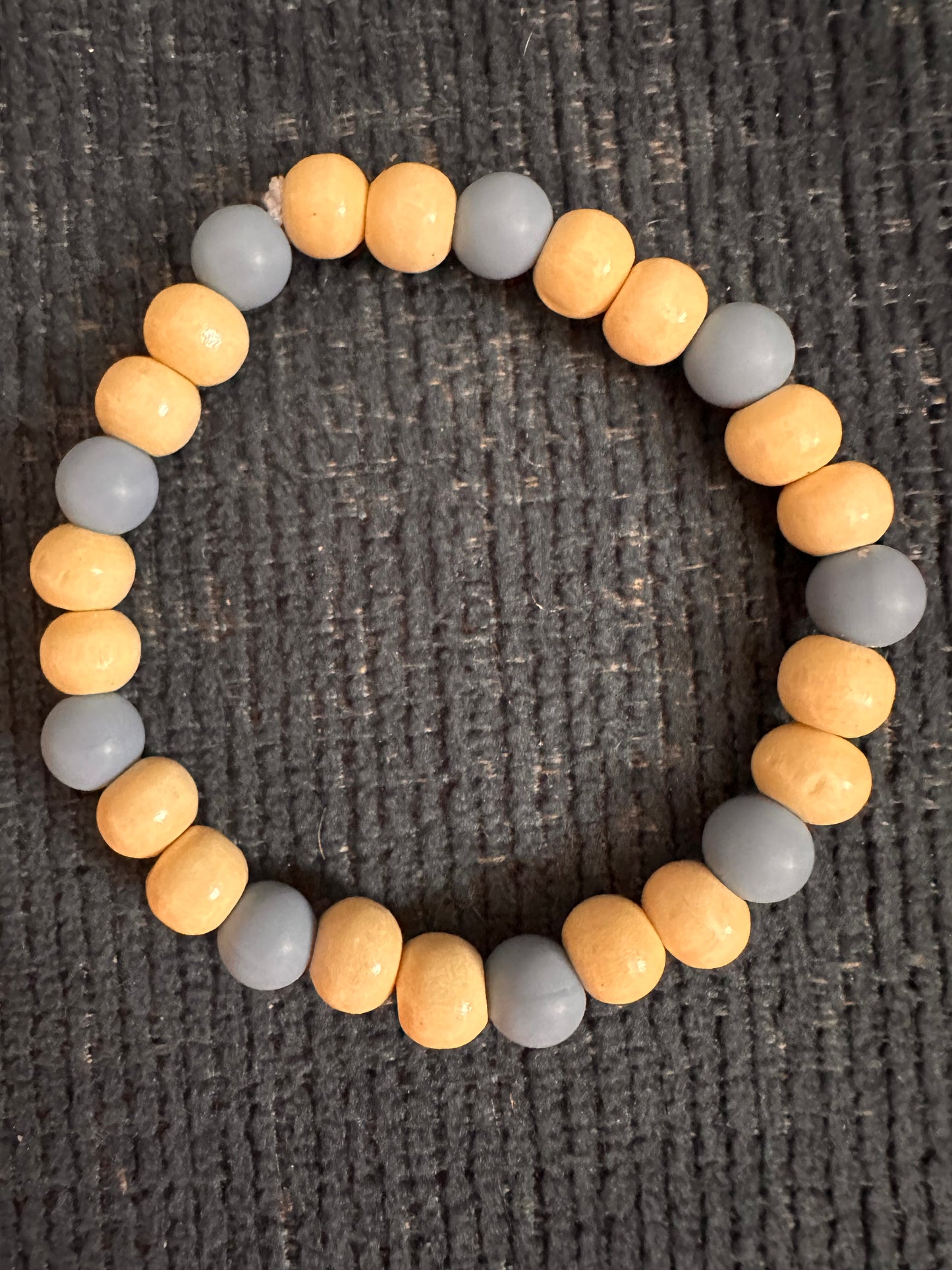 Hand Strung Beaded Stretch Bracelet