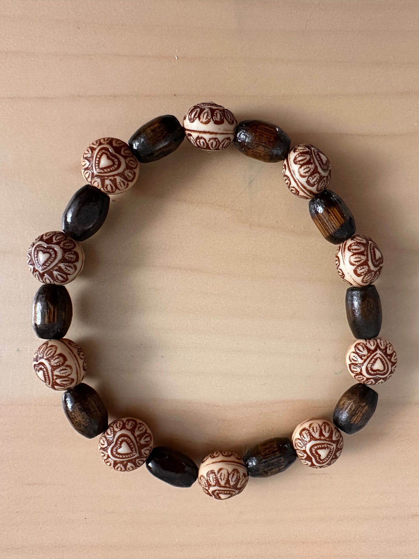 Hand Strung Beaded Bracelet