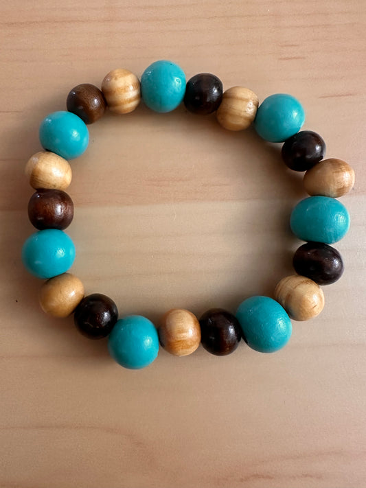 Hand Strung Beaded Stretch Bracelet