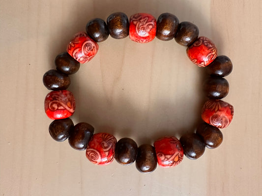 Hand Strung Beaded Bracelet