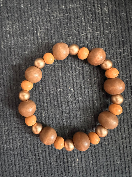 Hand Strung Beaded Stretch Bracelet