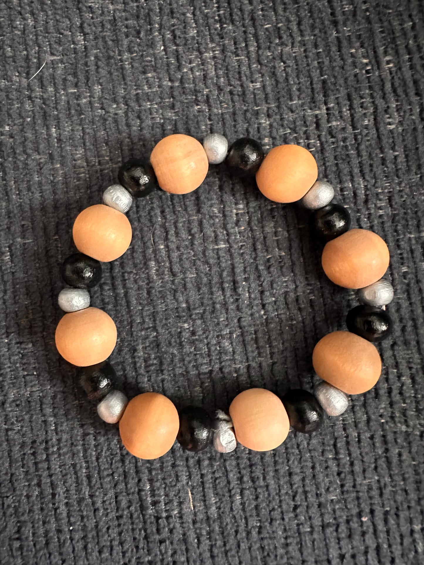 Hand Strung Beaded Stretch Bracelet