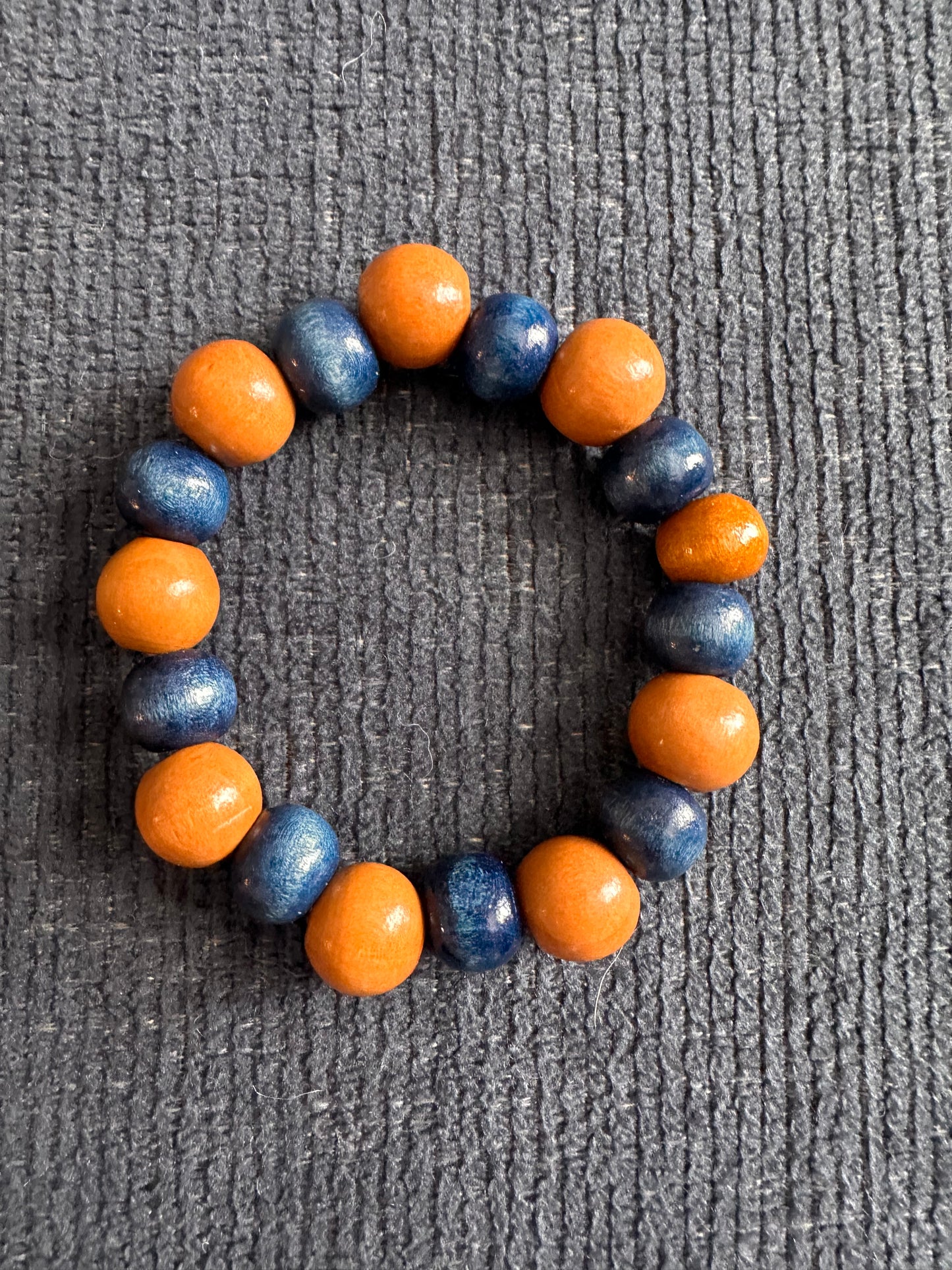 Hand Strung Wooden Beaded Bracelet