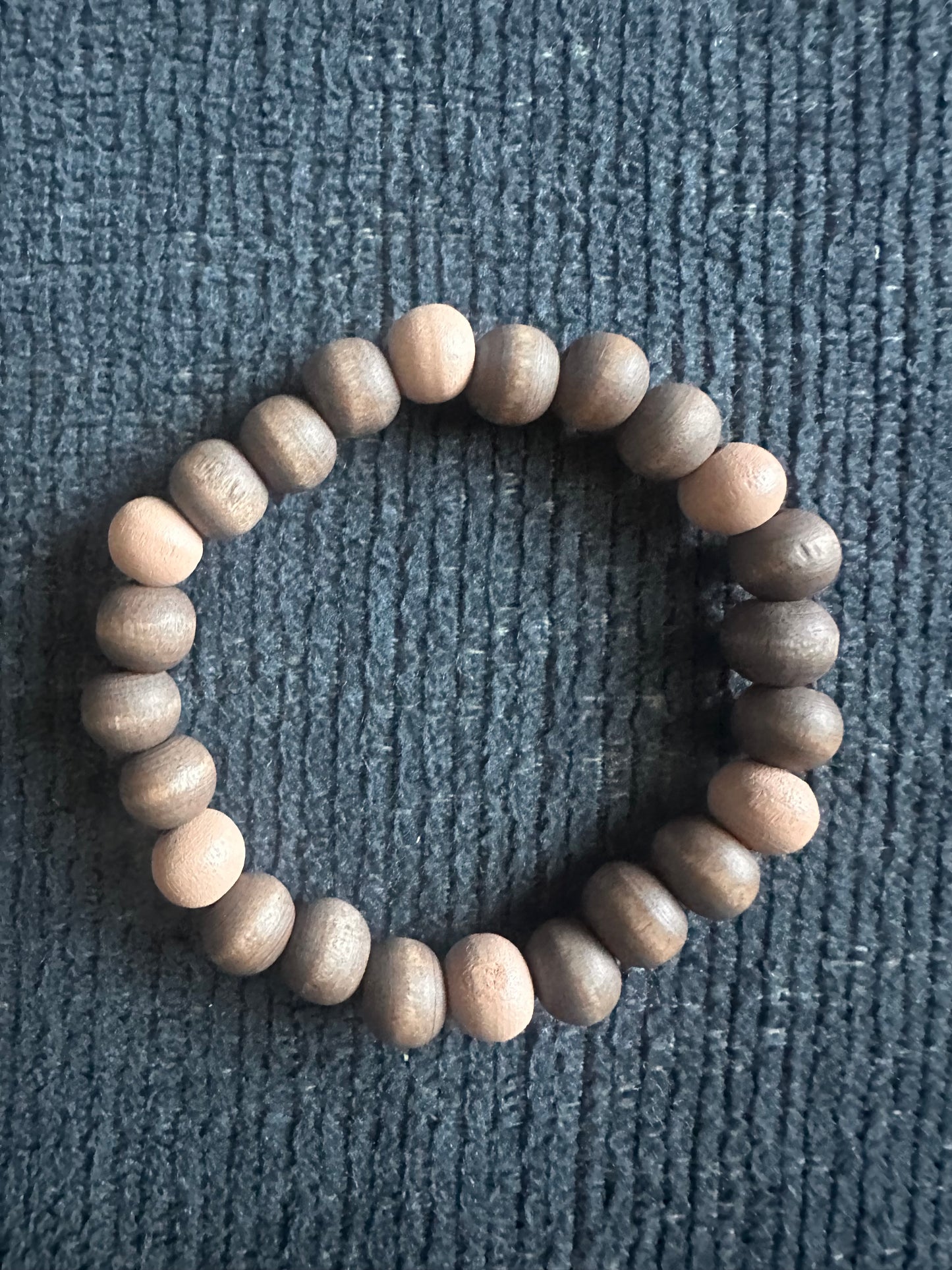 Hand Strung Wooden Beaded Bracelet