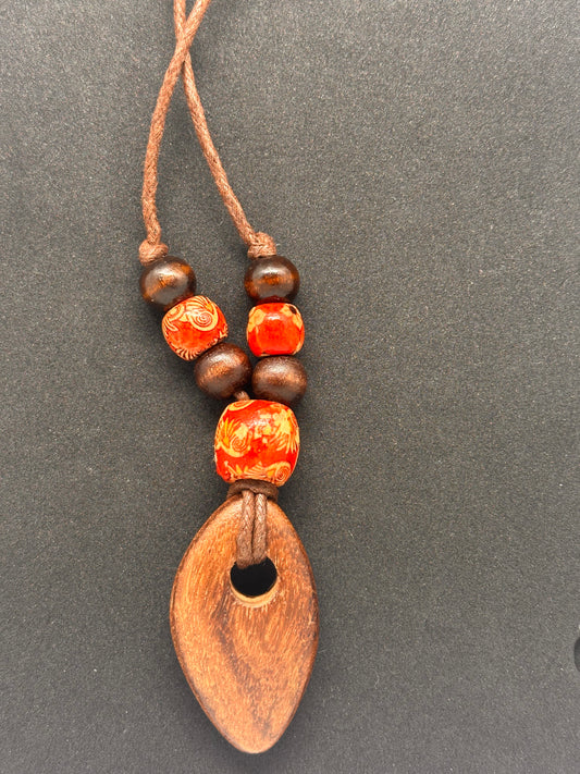 Long Hand Beaded Necklace