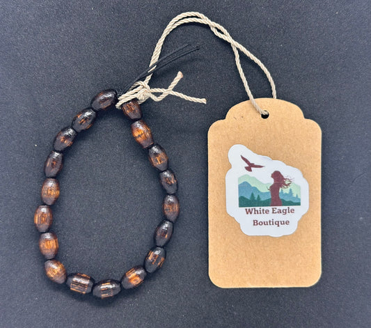 Hand Strung Beaded Stretch Bracelet